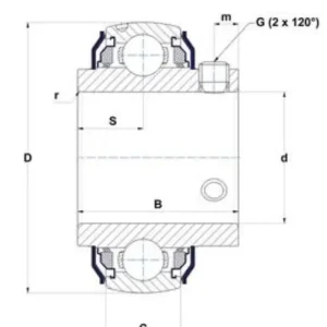 Kup teraz Łożysko samonastawne nierdzewne UC207.G0L4X1 SNR